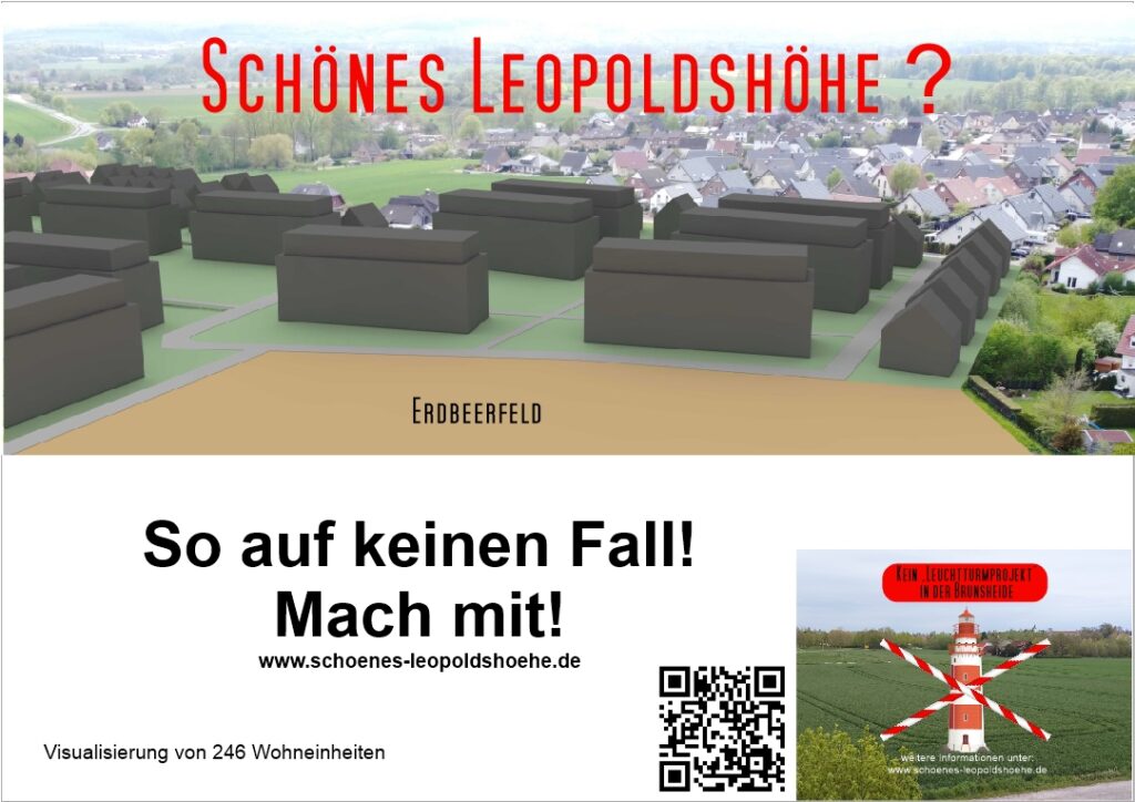 Schönes Leopoldshöhe  Poster Feld